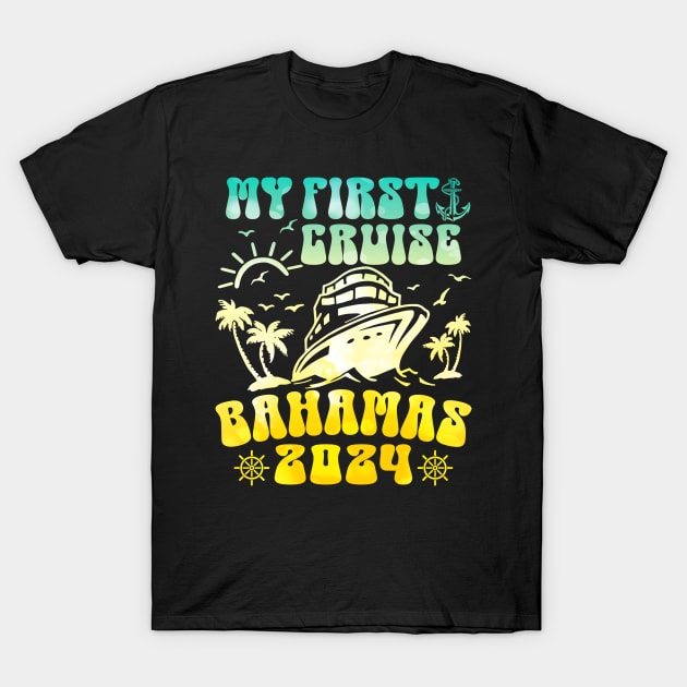 My First Cruise Bahamas 2024 family matching vacation T-Shirt by Fe Din A Di